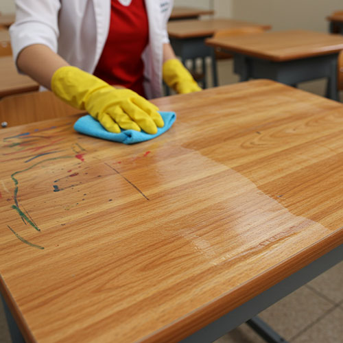 Revolutionary School Desk Cleaning Product Launched